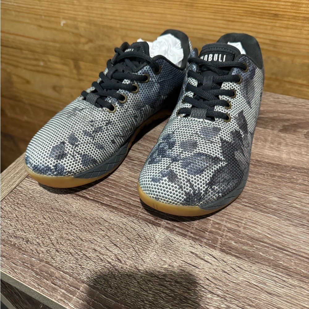 NOBULL Navy and Gray floral Athletic Shoes